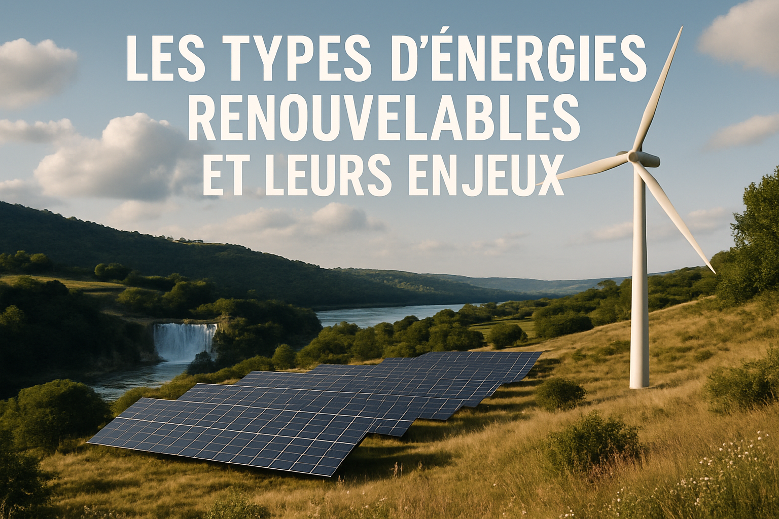 Les types d'énergies renouvelables et leurs enjeux